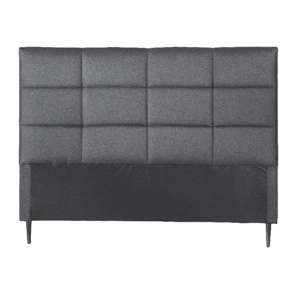 Artiss Double Bed Headboard Charcoal Linen Fabric Headboards & Footboards
