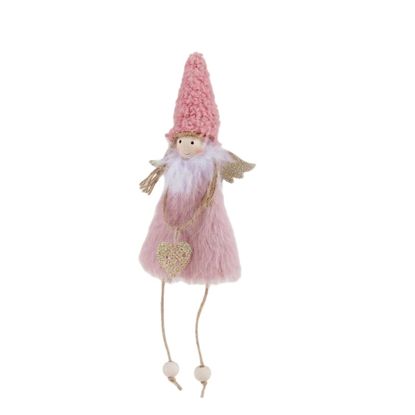 Christmas Decoration Creative Pink Angel Fleece Girl Ornament Tree Hanging Seasonal Decorations
