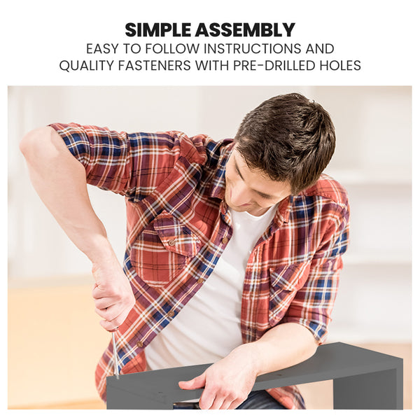 Kingston Slumber Single Bunk Bed Frame Solid Pine 2 In 1 Modular Design Converts To Beds For Kids Grey Single Bed Frames