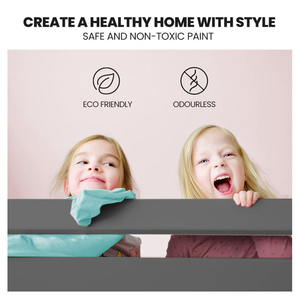 Kingston Slumber Bunk Bed Triple Single Over Double Beds For Kids Solid Pine Convertible Design Grey Double Bed Frames