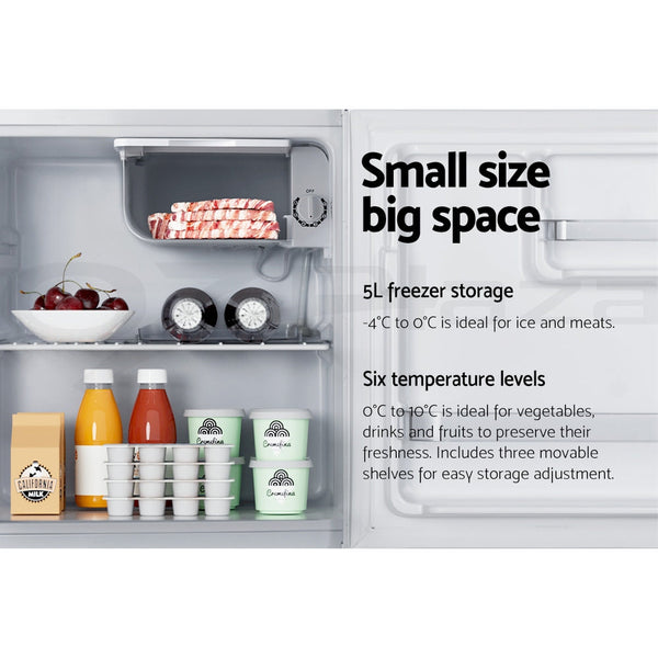 Devanti 48L Bar Fridge White Mini Fridges
