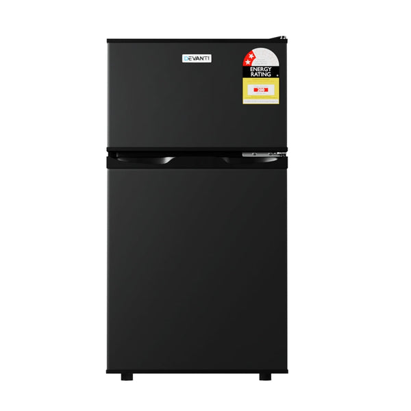 Devanti 85L Bar Fridge Mini Freezer Refrigerator Black Wine Fridges