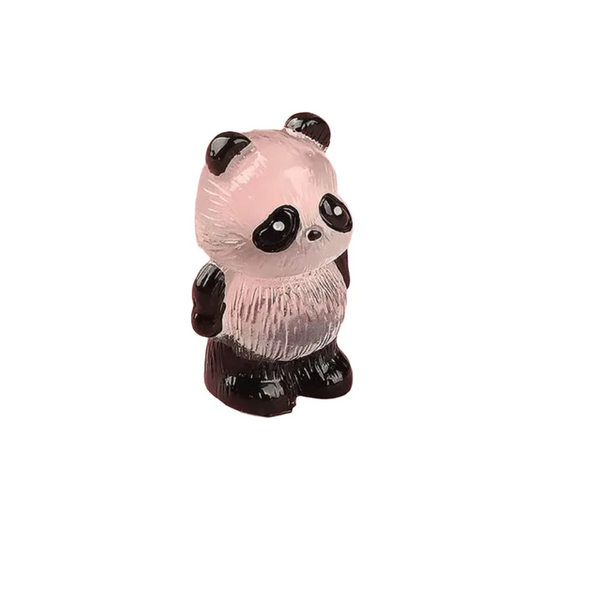 Glowing Panda Mini Figurines Miniature Micro Landscape Ornament In Dark Flower Potted Decor Sculptures & Figurines