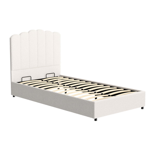 Artiss Bed Frame Double Size Boucle Fion Double Bed Frames