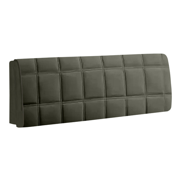 Dark Gray Quilted Velvet Bed Headboard Cover Super Soft Dust Protector 180X70cm Headboards & Footboards