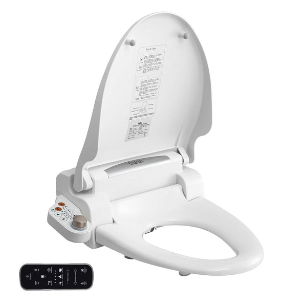 Cefito Electric Bidet Toilet Seat Cover Led Night Light Heated With Remote Bidets
