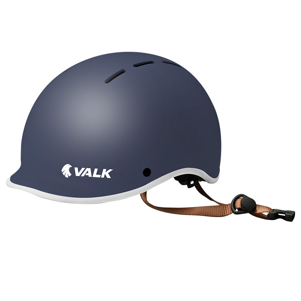 Valk Retro Bike Helmet 56 61Cm S M L Universal Dial Fit System Shadow Navy Helmet Accessories