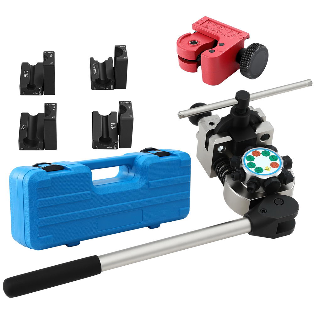 Giantz 45° Brake Line Flaring Tool Kit For 3/16" 3/8" Tubing With Cutter Concrete Saws