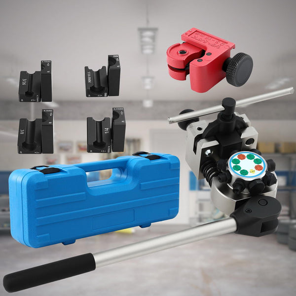 Giantz 45° Brake Line Flaring Tool Kit For 3/16" 3/8" Tubing With Cutter Concrete Saws