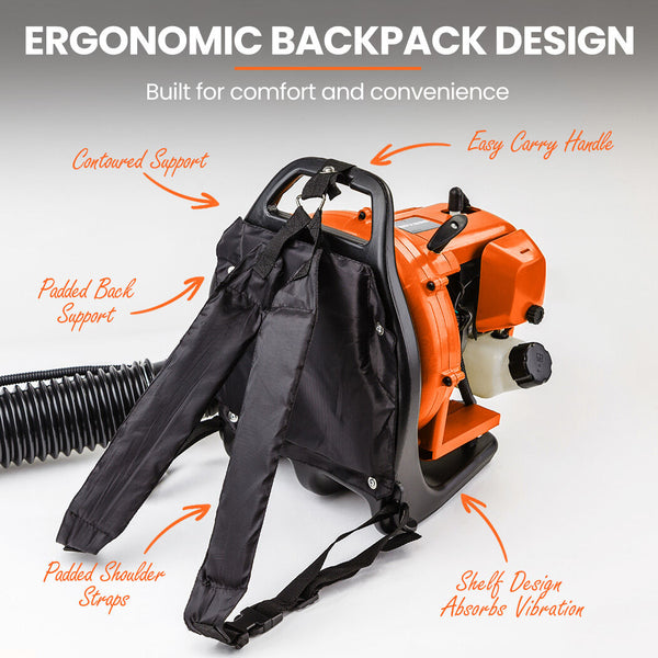 Mtm 30Cc Backpack Petrol Leaf Blower 2 Stroke Commercial Garden Yard Outdoor Leaf Blowers