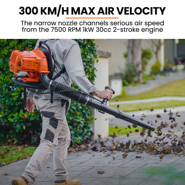 Mtm 30Cc Backpack Petrol Leaf Blower Yard Garden Commercial Outdoor Leaf Blowers