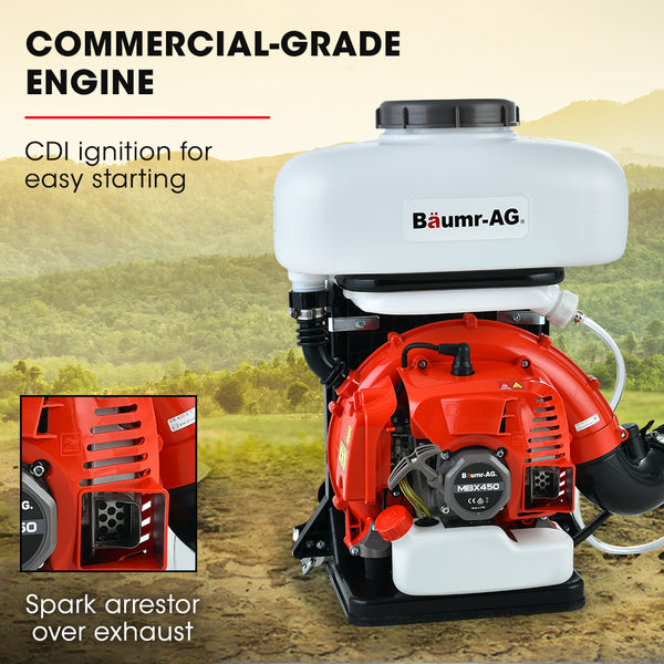 Baumr Ag Baumr Ag Backpack 2 Stroke Petrol Powered Chemical Sprayer Fogger Mister Blower King Comforter Sets