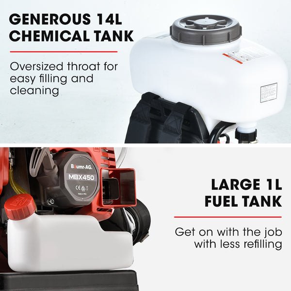 Baumr Ag Backpack 2 Stroke Petrol Powered Chemical Sprayer Fogger Mister Blower King Comforter Sets