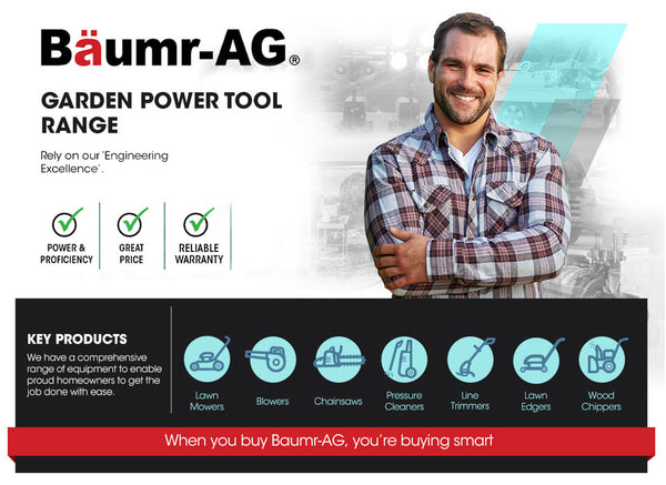 Baumr Ag Cordless Leaf Blower Vacuum Petrol Hand Garden Lawn Held 2 Stroke Leaf Blowers