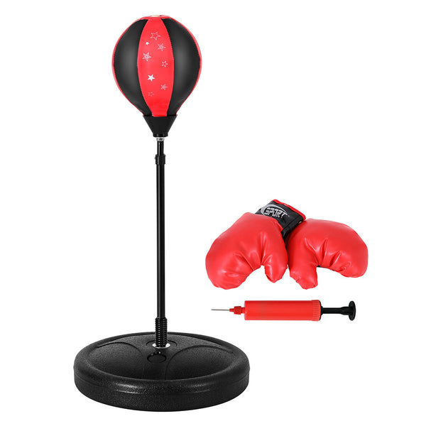 Everfit Punching Boxing Bag Stand Set Gloves With Pump Height Adjustable Punching Bags