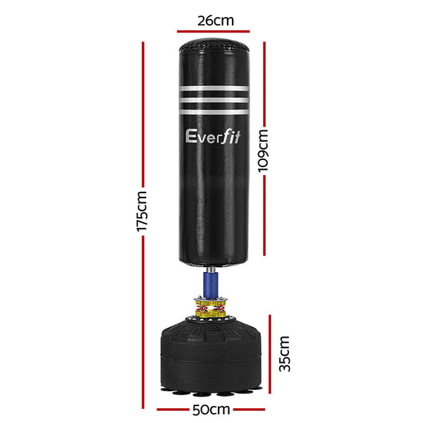 Everfit Boxing Punching Bag Stand 175Cm Home Gym Training Punching Bags