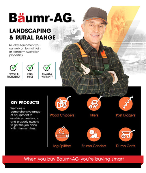 Baumr Ag Mini Dumper Power Wheel Barrow Tracked Motorised Petrol Powered Wheelbarrow Wheelbarrows Carts Wagons