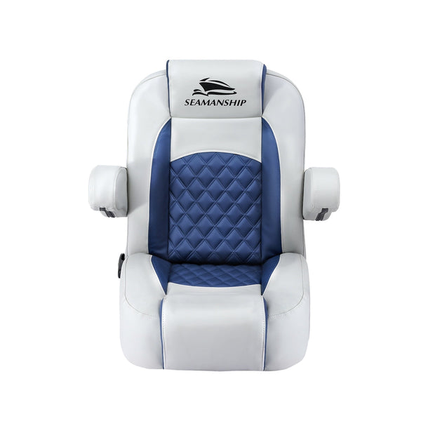 Seamanship Reclining Captain Boat Seat 90 155 Recline 19Cm Thick Cushion Boat Seats