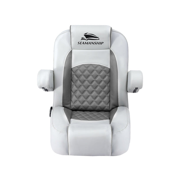 Seamanship Reclining Captain Boat Seat 90 155 Recline 19Cm Thick Cushion Boat Seats