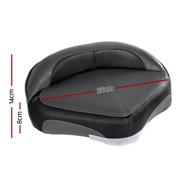 Stand Up Lean Casting Fishing Swivel 8Cm Padding Grey Boat Seats