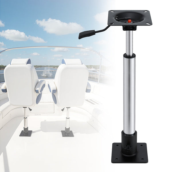 Seamanship Boat Seat Pedestal 55 75Cm Adjustable Gas Lift 360 Degrees Swivel Boat Seats