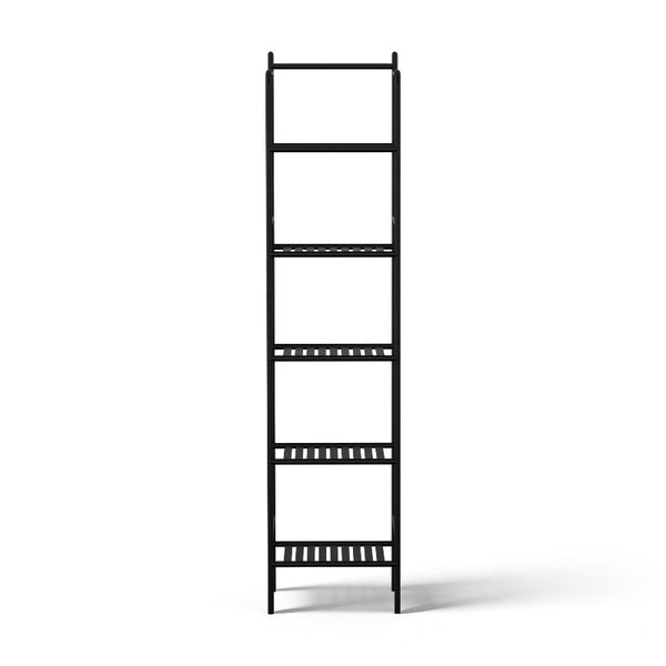 Artiss 5 Tier Floor Standing Corner Shower Caddy Black (Set Of 2) Bath Caddies & Trays