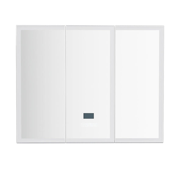 Cefito Bathroom Mirror Wall Cabinet Led Light Vanity Shaving Medicine Storage Organiser Bathroom Cabinets