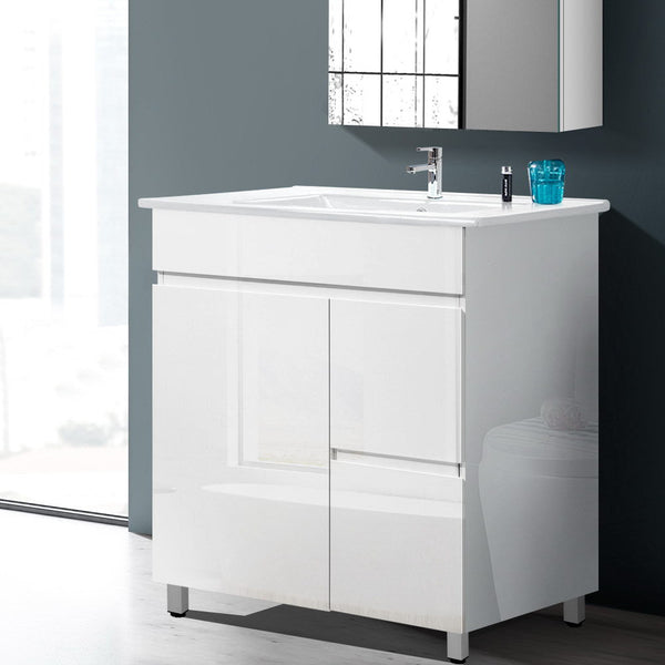 Cefito Vanity Unit 765Mm Freestanding Basin Cabinet Bathroom Sinks