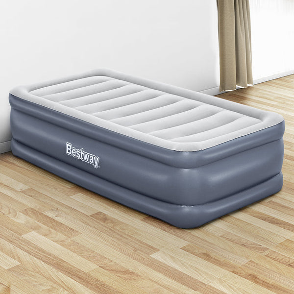 Bestway Mattress Air Bed Single Size 51Cm Inflatable Camping Beds Home Outdoor Inflatable Mattresses & Airbeds