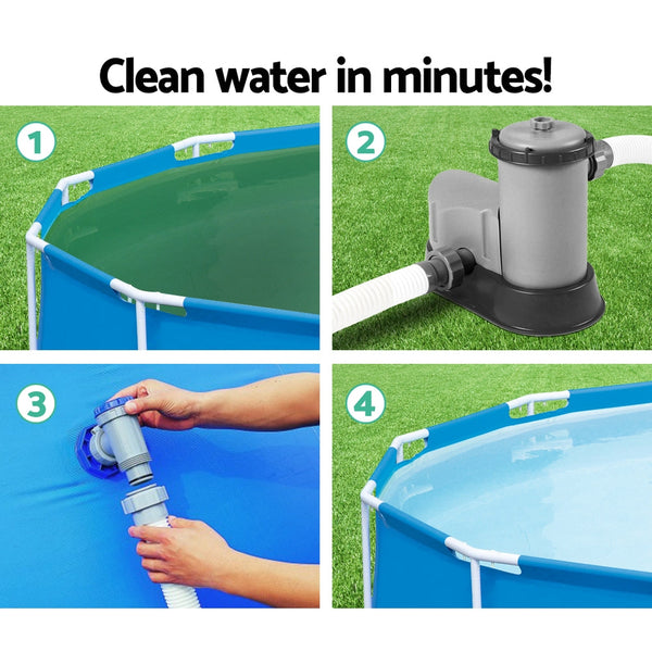 Bestway Pool Pump Cartridge Filter 1500Gph 5678L/H Flowclear Filters Cleaner Pool Filters