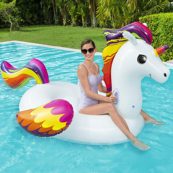 Bestway Float Rider Inflatable On Floating Pool Lounger 224X156cm Inflatable & Kid Pools