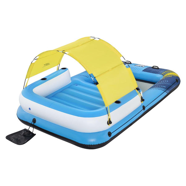 Bestway Inflatable Floating Island Lounger Sunshade Pool Bed 3.05Mx1.86M Floats & Rafts