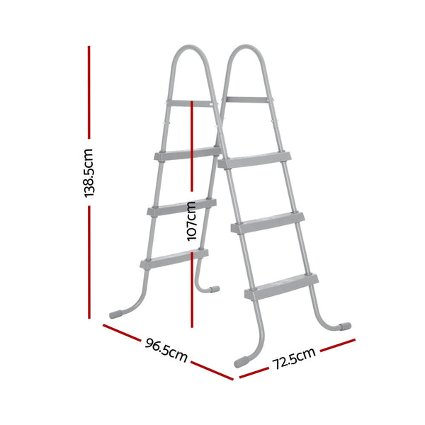 Plastic Pool Ladder Removable Steps Above Ground Swimming Equipment Pool Ladders & Steps