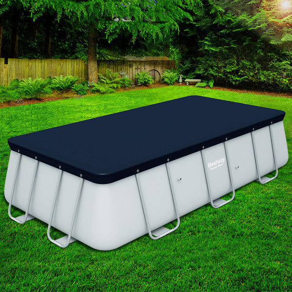 Pvc Pool Cover With Drainage Holes And Rope Ties For Above Ground Swimming Pools Pool Covers