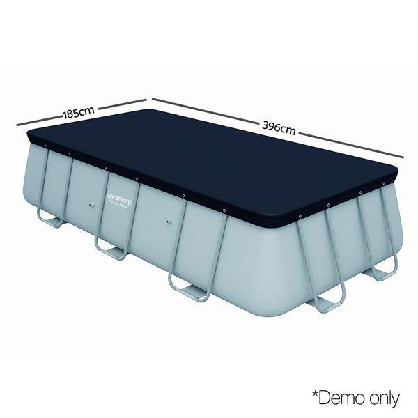 Pvc Pool Cover With Drainage Holes And Rope Ties For Above Ground Swimming Pools Pool Covers