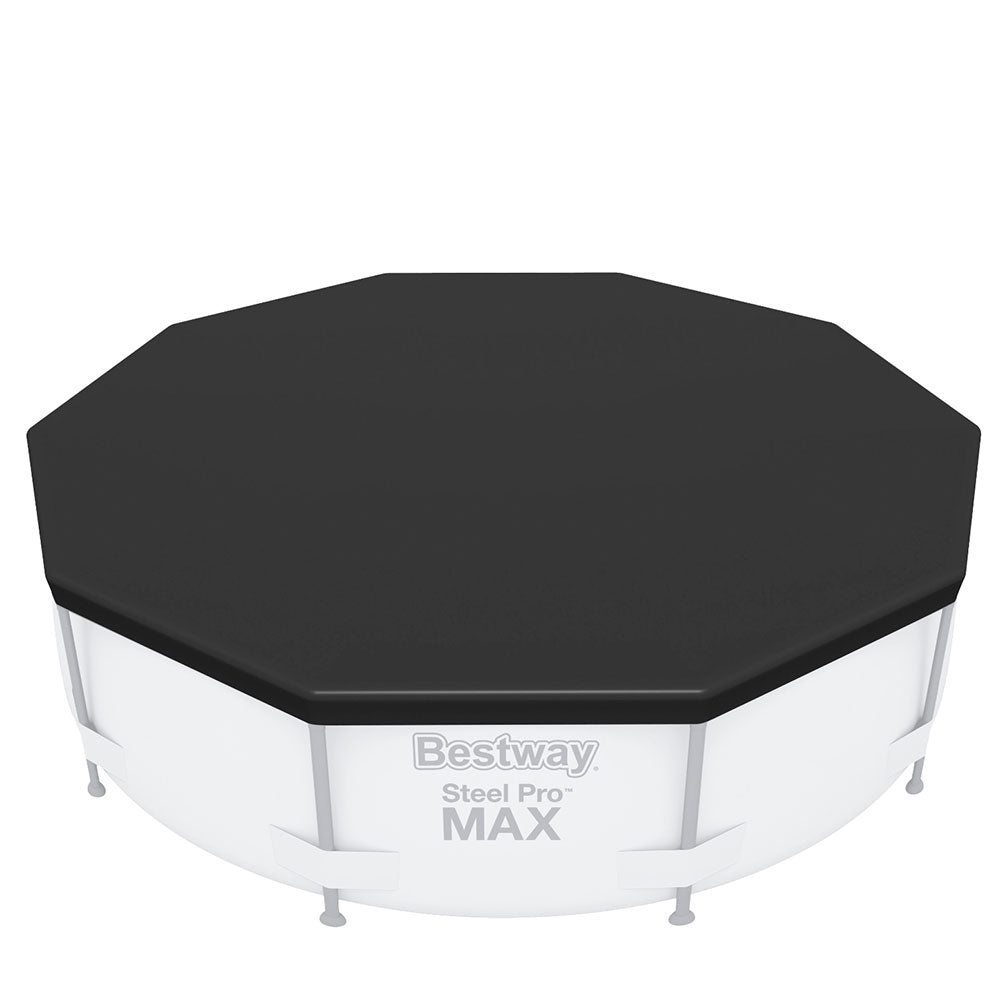 Bestway Pool Cover Fits 3.05M Round Above Ground Swimming Pvc Blanket Pool Covers