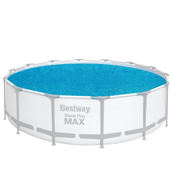 Bestway Pool Cover Solar Fits 4.17M Round Above Ground Swimming Blanket Pool Covers