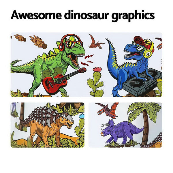 Bestway Kids Pool 183X38cm Round Above Ground Rigid Swimming Pools Dinosaur 946L Inflatable & Kid Pools