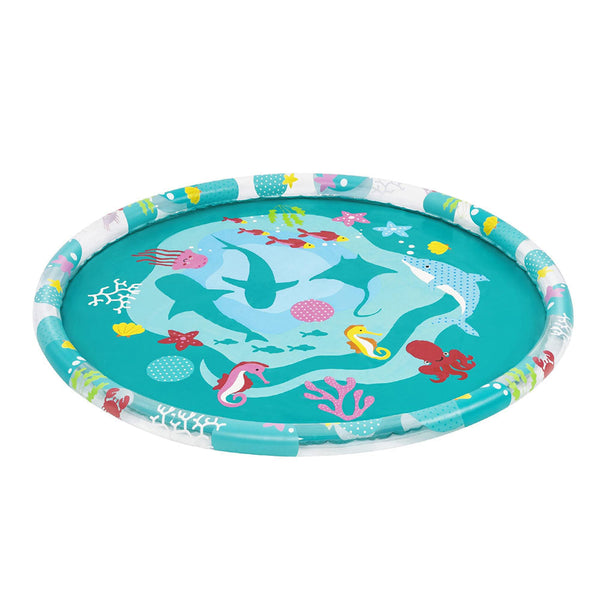 Bestway Kids Inflatable Pad Round Splash Pool Sprinkler Spray Toys Marine 165Cm Inflatable & Kid Pools