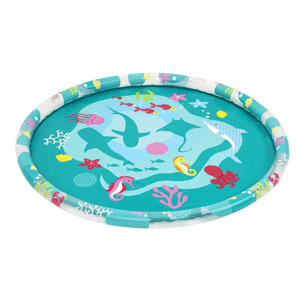 Bestway Kids Inflatable Pad Round Splash Pool Sprinkler Spray Toys Marine 165Cm Inflatable & Kid Pools