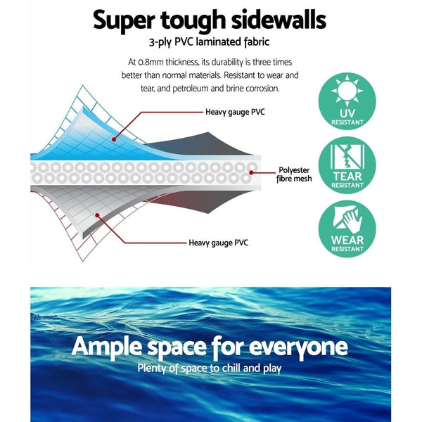 Bestway Swimming Pool 305X76cm Above Ground Round Inflatable Pools 3800L Above Ground Pools