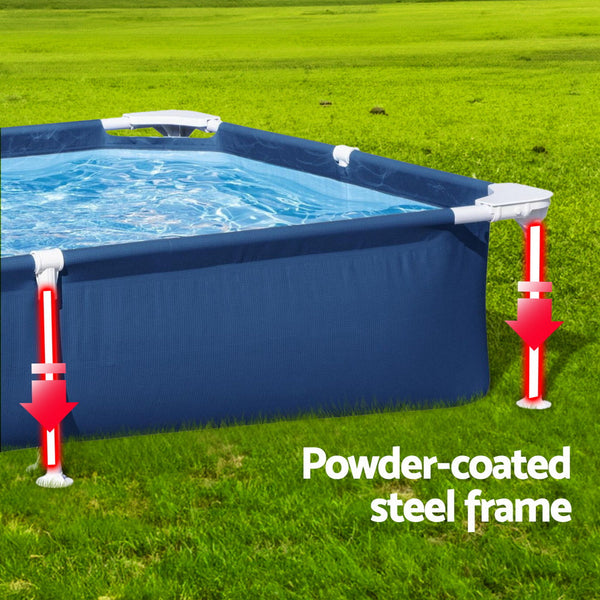Bestway Swimming Pool 221X150x43cm Steel Frame 1200L Above Ground Pools