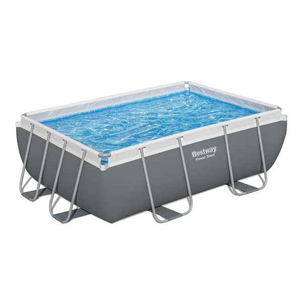 Bestway Swimming Pool 282X196x84cm Steel Frame Filter Pump 3662L Above Ground Pools