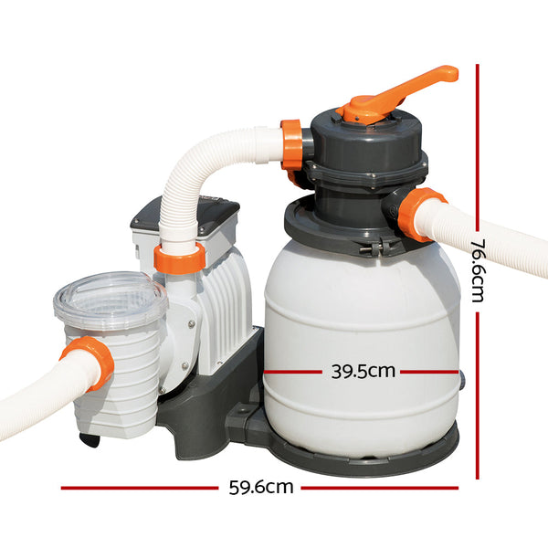 Bestway Pool Pump Sand Filter 1500Gph 5678L/H Pools Flowclear Filters Pool Pumps