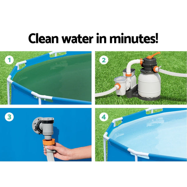 Bestway Pool Pump Sand Filter 1500Gph 5678L/H Pools Flowclear Filters Pool Pumps