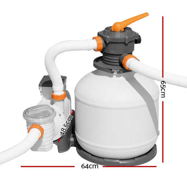 Bestway Pool Pump Sand Filter 3000Gph 11355L/H Pools Flowclear Filters Pool Filters
