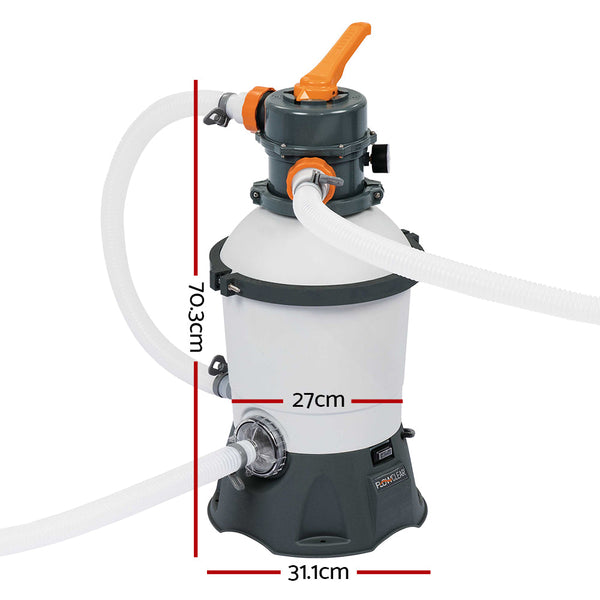 Bestway Pool Pump Sand Filter 800Gph 3028L/H Pools Flowclear Filters Pool Pumps