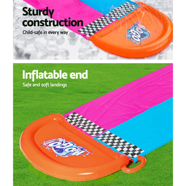 Bestway Water Slide Slip Kids 488Cm Dual Slides Splash Pad Water Slides