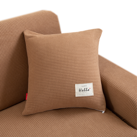 Pillowcase 45X45cm Camel Polyester Thick Stretchable Cushion For Living Room Pillow Cases