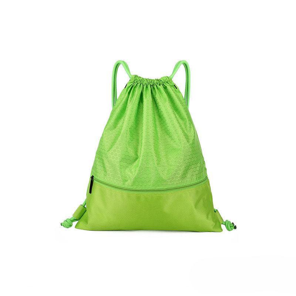 Backpack Sport Pack String Tote Gym Bag Cinch Sack School Drawstring Capacity Green Gym Bags
